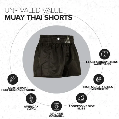 Miniatura 15 de Anthem Athletics Pantalones cortos de Muay Thai para hombre, pantalones cortos de Muay Thai para mujer - Kickboxing Short Boxing Trunks 5050 Classic