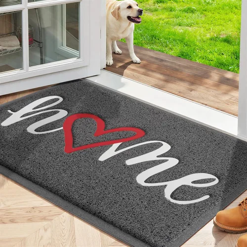 Miniatura 10 de StepLively Tapete de bienvenida para el hogar, exteriores e interiores, resistente y de bajo perfil, antideslizante, para entrada del hogar, entrada