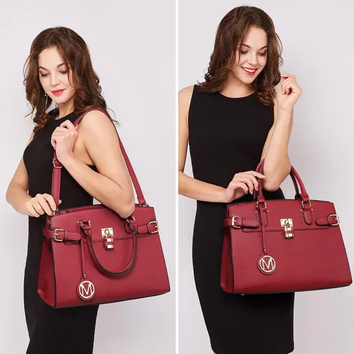 Miniatura 2 de Marco M - Bolso de mano y bolso para mujer con asa superior y cartera a juego