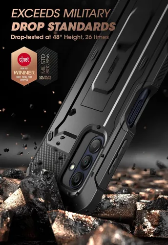 Miniatura 2 de SUPCASE Funda para Samsung Galaxy A16 con protector de pantalla (Unicorn Beetle Pro), [soporte integrado y clip para cinturón]