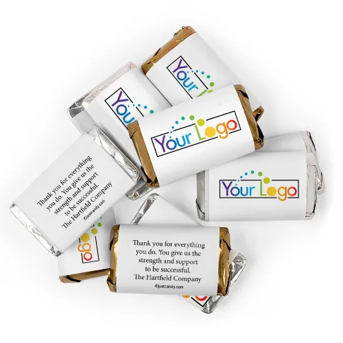 Envoltorios impresos personalizados y mini barras de chocolate, artículos promocionales Agregue su logotipo Miniaturas personalizadas de caramelos,