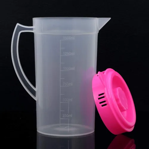 Miniatura 3 de Aislor Plastic Straining gallon pitcher,Dishwasher Safe Pink 1500ml