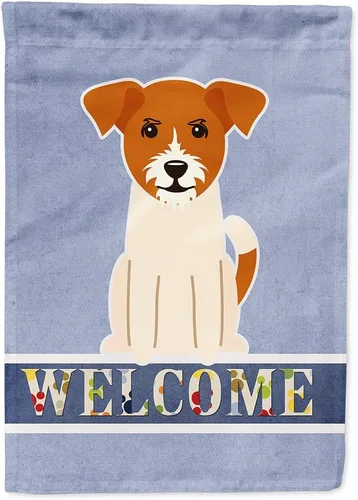 Miniatura 63 de Caroline's Treasures BB5622GF Airedale - Bandera de bienvenida para jardín, bandera decorativa para patio, exteriores, patio, parterres
