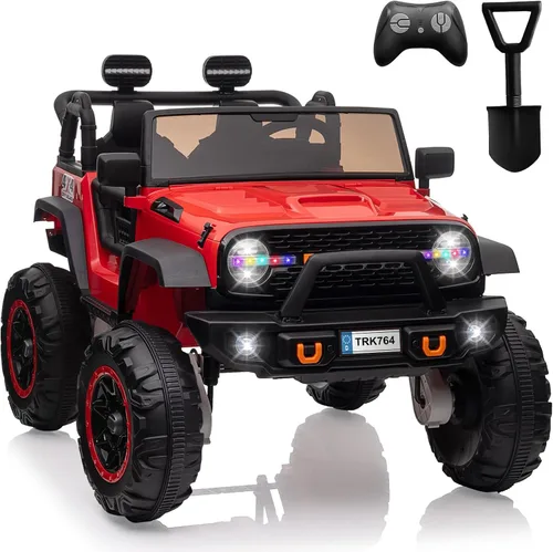 Miniatura 8 de Auto de juguete de 24 V, control remoto, 4 ruedas, auto eléctrico para niños pequeños, niños y niñas, vehículo motorizado de 2 plazas, color negro