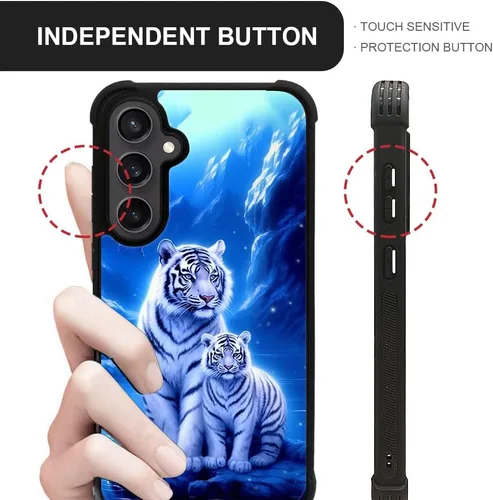 Miniatura 269 de CARLOCA Funda compatible con Samsung Galaxy S22 Ultra, diseño gráfico de Star Howling Wolfs Samsung Galaxy S22 Ultra, diseño gráfico, a prueba