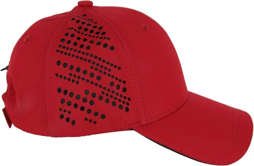 Miniatura 8 de Dodge Sombrero bordado SRT Hellcat Performance con protección UV y absorción de humedad para hombre Gorra de papá, Rojo/Negro