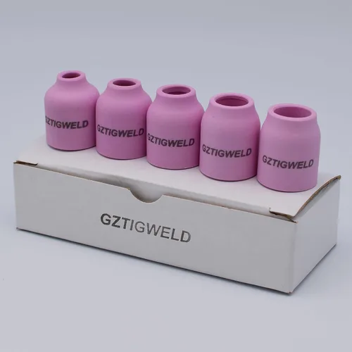 Miniatura 5 de 10 unids TIG lente gas alúmina boquilla cerámica taza 53n58 53n59 53n60 53n61 53n61s #4 #5 #6 # 7 #8 para la antorcha de soldadura TIG 9 20 25
