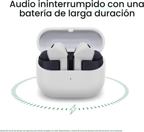 Miniatura 5 de SAMSUNG Galaxy Buds 3 FE (2025) Auriculares Bluetooth inalámbricos verdaderos, cancelación activa de ruido, sonido potente, llamadas claras, batería
