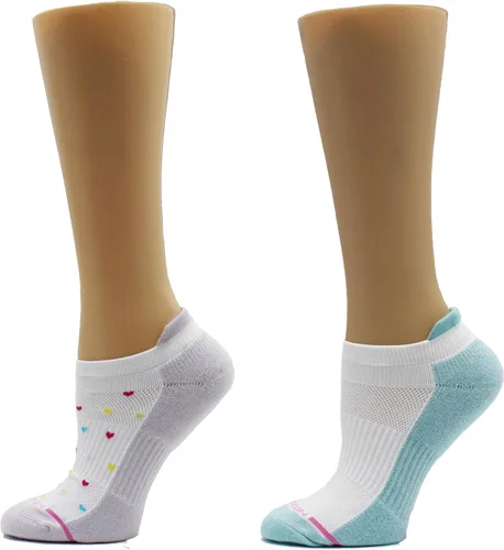 Miniatura 41 de Dr. Motion Calcetines de compresión de corte bajo para mujer, paquete de 2