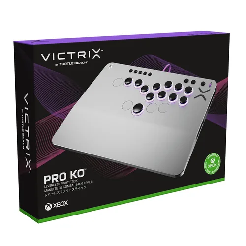 Miniatura 12 de Turtle Beach Victrix Pro KO Leverless All Button Fight Stick, Officially Licensed for Xbox Series X S, Xbox One, Windows 10/11 PC, Customizable