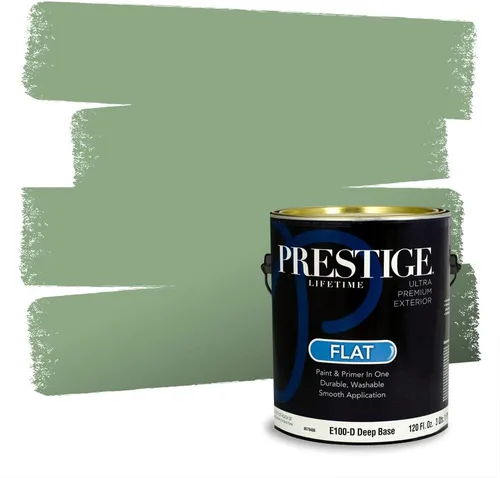 Miniatura 1395 de Prestige Paints - pintura de exterior y pintura de imprimación en una, E100-T-6006-10AVP
