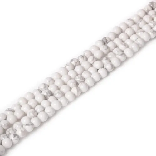 Miniatura 39 de Cuentas sueltas redondas de cristal curativo de 0.16 pulgadas (0.157 in) para hacer joyas