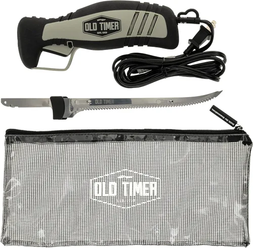 Miniatura 11 de Old Timer Electric Fillet Knife with Rechargeable Battery, 8" Blade, High Carbon Stainless Steel, For Fishing, Filleting, and Outdoors