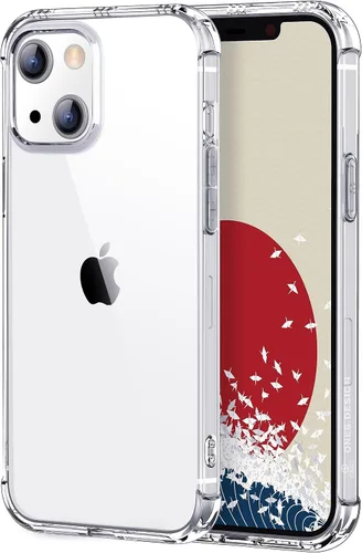 Miniatura 19 de ONES Funda transparente para iPhone 8 Plus/7 Plus, funda delgada de silicona TPU suave, funda protectora militar contra caídas para teléfono
