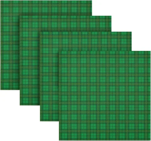 Miniatura 9 de ALAZA Juego de 6 servilletas de tela de crisantemo blancas sobre rojo, servilletas de mesa reutilizables, tela de poliéster lavable para cóctel