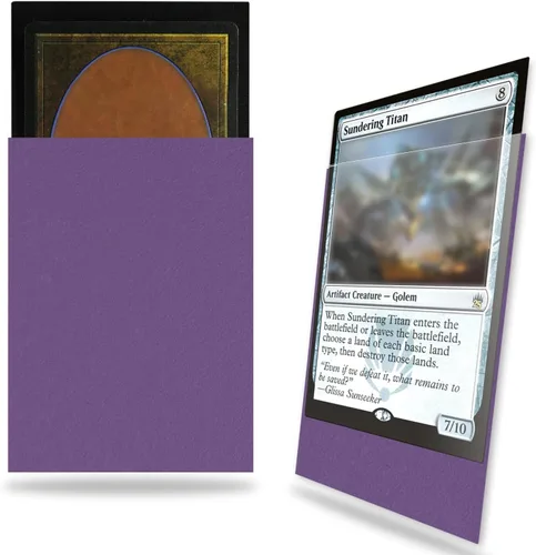 Miniatura 14 de Fabmaker - Juego de 200 fundas negras para tarjetas, fundas estándar resistentes MTG mate, acabado trasero mate, barajado perfecto, protege todas