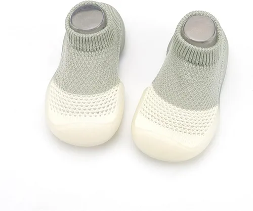 Miniatura 2 de Zapatos para caminar para bebés y niños pequeños antideslizantes suela suave sin cordones informales de verano de malla ligeros calcetines
