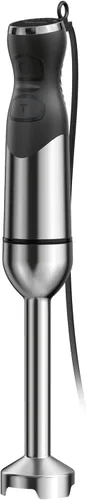 Batidora de inmersión de 1000W de mano – 25 velocidades, acero inoxidable, licuadora de mano, mezcladora de mano con cable con motor sin escobillas