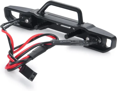 Miniatura 4 de MORLORDY Parachoques delantero RC con protección del cuerpo de luces para 1/24 RC Crawler Car SCX24 actualizaciones Bronco AXI00006 Accesorios