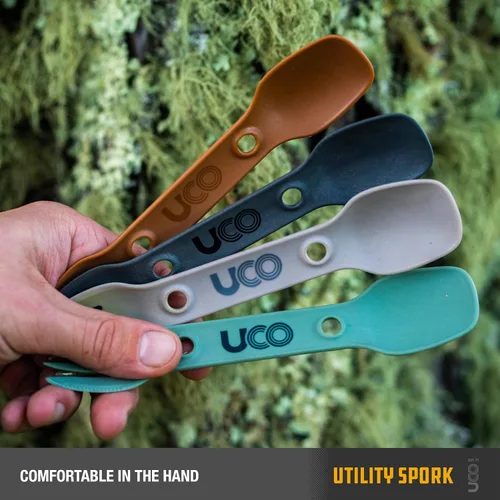Miniatura 5 de UCO Utility Spork 3 en 1 Combo Cuchara-Tenedor Cuchillo Utensilios de camping Venture