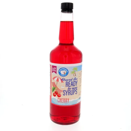 Miniatura 76 de Hypothermias Wild Cherry - Jarabe de sabores de cono de nieve hawaiano listo para usar (128 onzas líquidas), hielo afeitado, 100% azúcar de caña pura