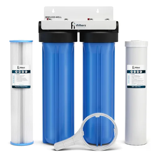 Miniatura 11 de Sistema de filtro de 2 etapas para toda la casa para agua de ciudad y pozo (GEN2/V2) elimina contaminantes, sedimentos, productos químicos, cloro