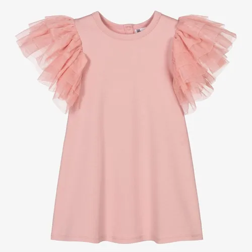 Miniatura 7 de Vestido de niña para bebé, con enormes capas de mangas de tul con alas - Traje de fiesta perfecto, vestidos para ocasiones especiales para niñas