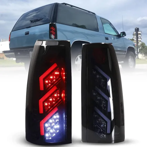Luces traseras ROXX para 1988-1999 Chevy C/K 1500/2500/ 3500, 1992-1999 Chevy Suburban 1500/2500, 1992-1994 Chevy Blazer, 1995-2000 Chevy Tahoe, GMC