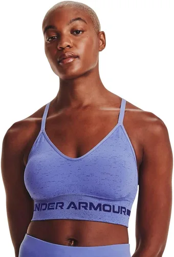 Miniatura 11 de Under Armour - Brasier largo y sin costuras de bajo impacto para mujer