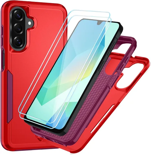 Miniatura 13 de Funda para Samsung Galaxy A15 5G con protector de pantalla HD [protección contra caídas de grado militar] Protección de cuerpo completo resistente a