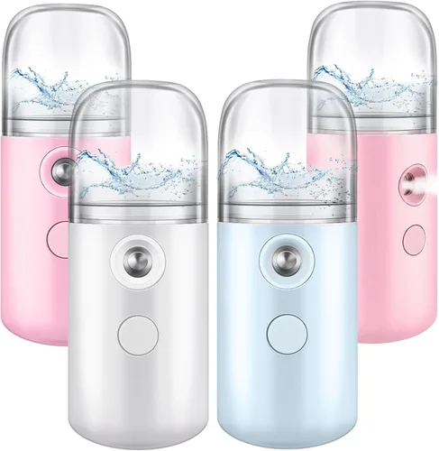 Miniatura 11 de Mudder 4 unidades de nano facial Mister práctico pulverizador de nano niebla de 1.06 onzas líquidas, tanque de agua visual portátil, vaporizador