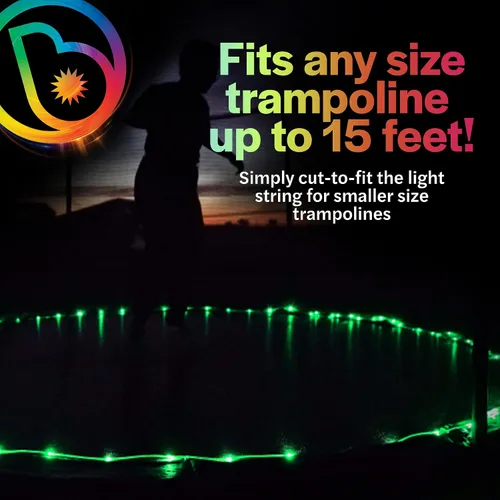 Miniatura 4 de Brightz BounceBrightz LED Trampoline Lights, Color Changing - Motion Sensing - Changes Colors When You Jump - Fits 8FT 10FT 12FT 14FT 15FT
