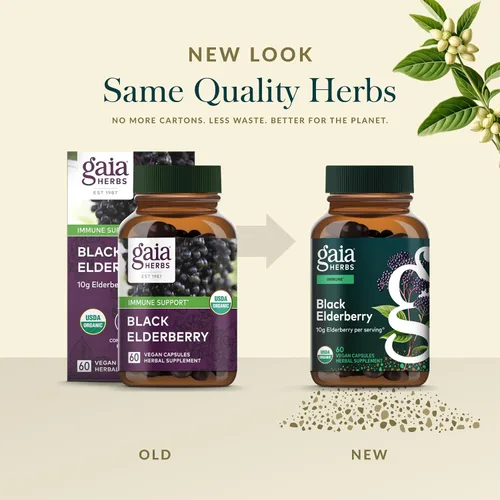 Miniatura 6 de Gaia Herbs Fitocápsulas líquidas de baya de sauco negro, 60 unidades., 751063400602, 60, 1, 1