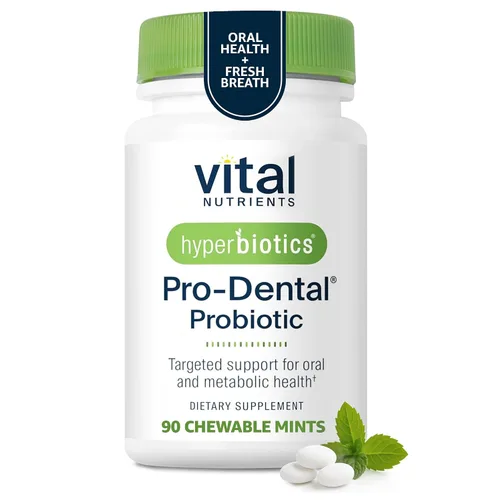 Probióticos PRO-Dental para salud oral y dental, combate el mal aliento en su origen, las mejores cepas probióticas incluyendo s. salivarius BLIS