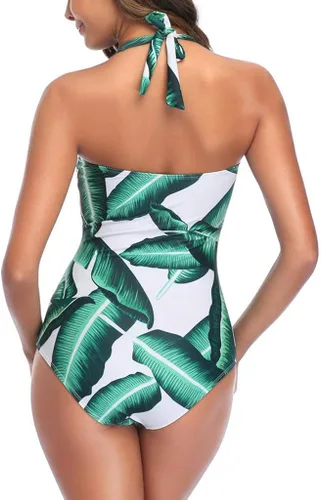 Miniatura 6 de Traje de baño de yoga para mujer, 1 pieza, con control de abdomen, traje de baño alto Mokini con tirantes delgados, monokini push up