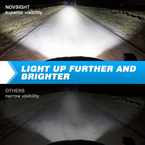 Miniatura 2 de NOVSIGHT Barra de luz LED de 32 pulgadas curvada de 180 W para luces de pod, combo de haz de inundación de 18000 lúmenes de luces de conducción