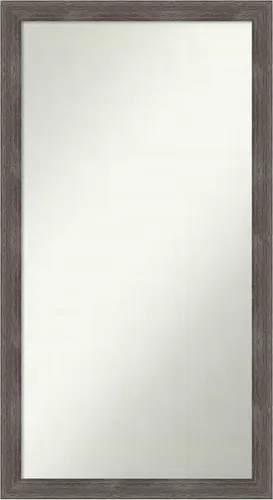 Miniatura 500 de Amanti Art Espejo personalizado, espejo de baño gris plomo a rayas, espejo de pared o espejo de tocador de baño sobre el fregadero