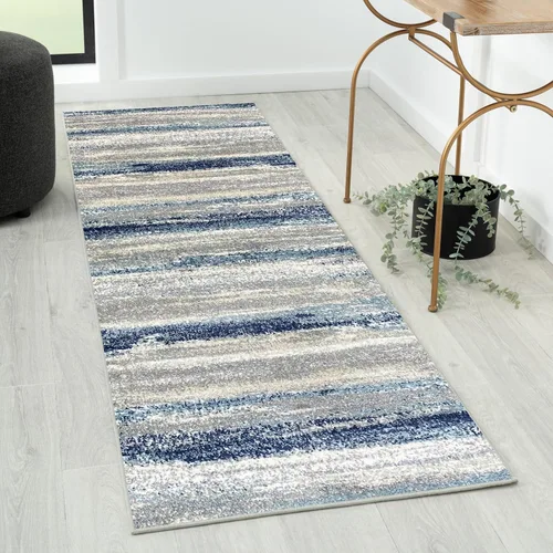 Miniatura 23 de LUXE WEAVERS Lagos Collection 7501 - Alfombra abstracta beige de 2 x 3
