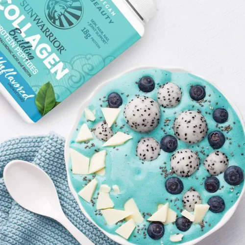 Miniatura 6 de Polvo de Proteína Péptida para Construcción de Colágeno Vegano con Biotina Vitamina C Ácido Hialurónico Polvo de Proteína de Colágeno para Cabello