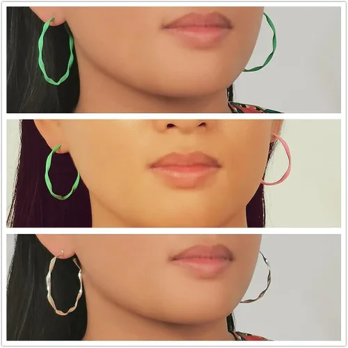 Miniatura 4 de Nonsucheer 10 pares de aretes para mujer, aretes coloridos Y2K, aro de tubo pequeño y aro grueso, paquete de regalo de joyería para mujeres y niñas
