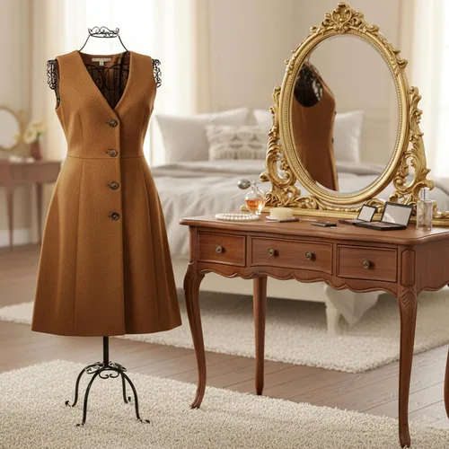 Miniatura 5 de MyGift Maniquí ajustable de metal negro de estilo vintage para mujer, soporte de exhibición de vestido de montaje en forma de perchero