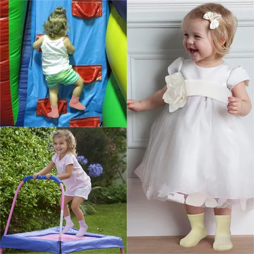 Miniatura 3 de GRPSKCOS Calcetines Antideslizantes para Bebés 12 Pares Calcetines Antideslizantes para Niños Pequeños de 0-7 Años Infantes Niños Pequeños Niños