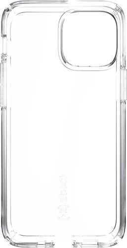 Miniatura 8 de Speck Funda para iPhone 13 Mini, protección contra caídas, compatible con carga inalámbrica, transparente, antimicrobiana