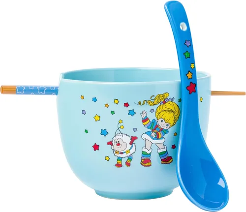 Miniatura 35 de Silver Buffalo Five Nights at Freddy's Freddy Fazbear - Cuenco de cerámica para fideos ramen y arroz con diseño de caja de pizza, con palillos