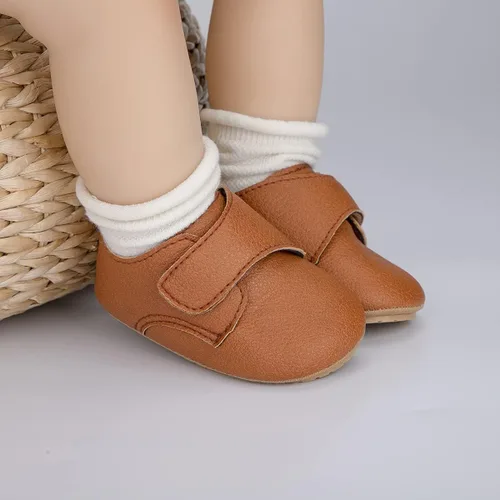 Miniatura 7 de HsdsBebe Zapatos Oxford de piel sintética con suela de goma suave, antideslizantes, para niños y niñas, para caminar, mocasines
