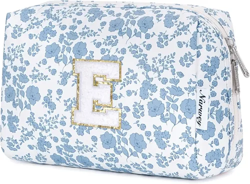 Miniatura 81 de Narwey Bolsa de maquillaje con inicial, regalos de graduación para adolescentes, niñas, niños y adolescentes, cosas de moda de 6 a 18 años, bolsa