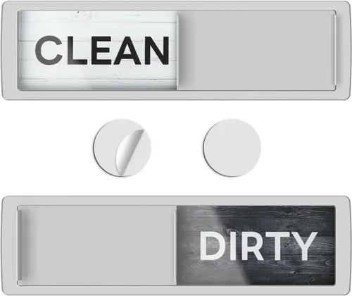 Miniatura 11 de Imán magnético para lavavajillas Clean Dirty de KitchenTour, imán de acero inoxidable premium Clean Dirty para lavavajillas, divertido, imán fuerte