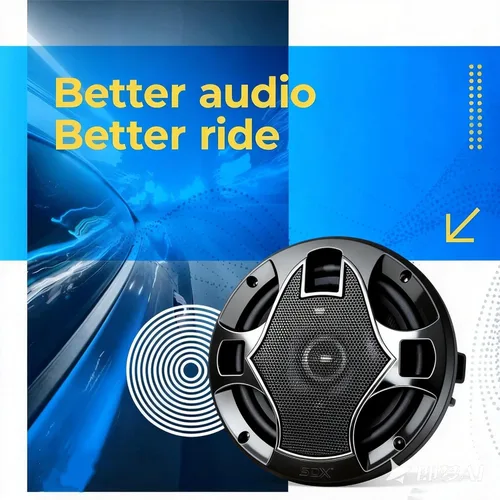 Miniatura 2 de SDX Audio - Altavoz de coche de 4 vías de 5 x 7 pulgadas/6 x 8 pulgadas (par) - Juego de altavoces para automóvil de alta calidad mejorados, juego
