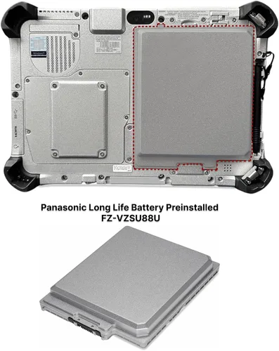 Miniatura 3 de Panasonic Toughpad FZ-G1 MK5, tableta resistente, i5-7ª generación, pantalla táctil de 10.1 pulgadas, 8GB, 256GB, 4G LTE, puerto LAN, batería