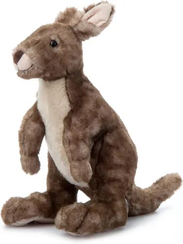Miniatura 3 de The Petting Zoo Peluche de canguro de peluche, regalos para niños, animales salvajes del zoológico Onez, juguete de peluche canguro, 12 pulgadas